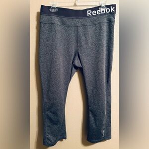 REEBOK Leggings, Women’s Size LG, Thick LOGO WaistBand
